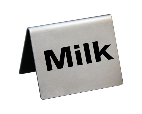 Табличка "Milk" 5*4 см, сталь, P.L. Proff Cuisine
