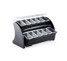 Контейнер емкость для фруктов и специй 8 отд. 2 яруса 49,5*34,5*32,5 см пластик P.L.