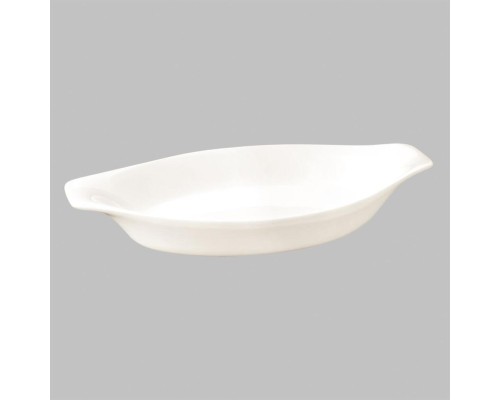 Блюдо овальное 21,5*11,5 см с ручками белое фарфор P.L. Proff Cuisine [9]