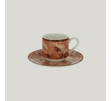 Блюдце RAK Porcelain Peppery для чашки 13 см, h 1,7 см, красный цвет