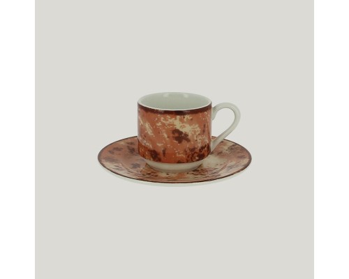 Блюдце RAK Porcelain Peppery для чашки 13 см, h 1,7 см, красный цвет