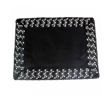 Салфетка ажурная черная d 45*36 см, 250 шт/уп, Garcia de PouИспания