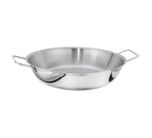 Сковорода для подачи 21,7 см h5,7 см круглая нерж. 2 ручки KAPP