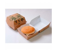 Коробка картонная Feel Green для бургера, 14*14*8 см, 50 шт/уп, Garcia de PouИспания