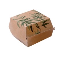 Коробка картонная Feel Green для бургера, 12*12*5 см, 50 шт/уп, Garcia de PouИспания