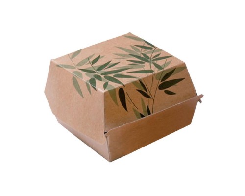 Коробка картонная Feel Green для бургера, 12*12*5 см, 50 шт/уп, Garcia de PouИспания