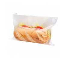 Пакет бумажный с окном для еды, 24*19/17 см, 500 шт/уп, Garcia de PouИспания