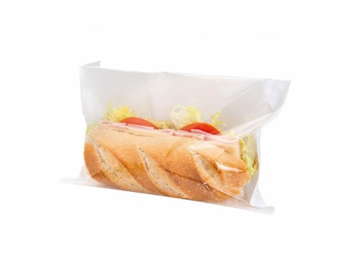 Пакет бумажный с окном для еды, 24*19/17 см, 500 шт/уп, Garcia de PouИспания