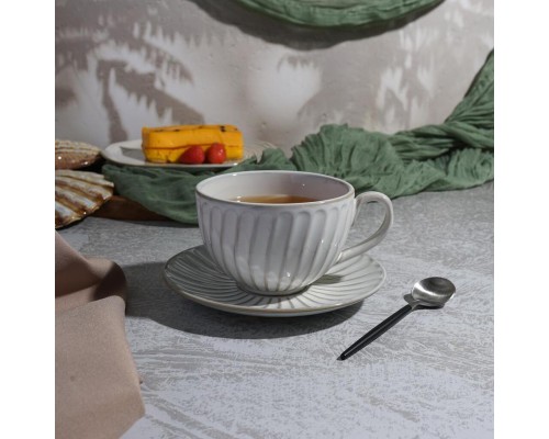 Чайная пара 300 мл d 10,5 см h6,5 см Gray Whirlpool Frutti di Mare P.L. [4]