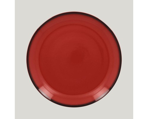 Тарелка круглая RAK Porcelain LEA Red 27 см (красный цвет)