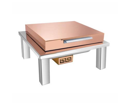 Мармит 5 л с откидной крышкой 48*48*27 см нерж. с медным покрытием P.L. Hotelware