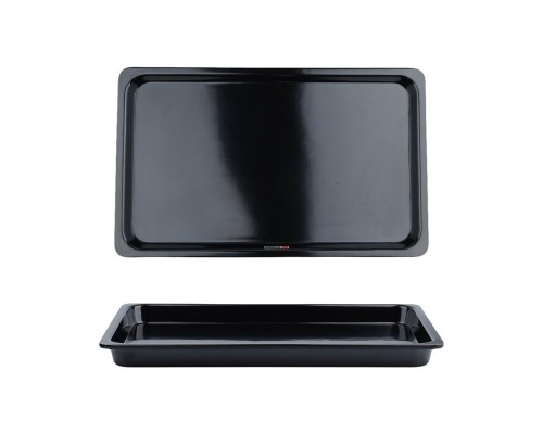 Гастроемкость 1/1 h40 мм пластик меламин 520*317*40 мм 5 л Black P.L. Proff Cuisine