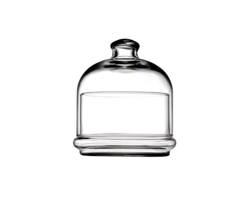 Масленка икорница d 10 см h13,9 с крышкой 475 мл Бейзик стекло Pasabahce [12]