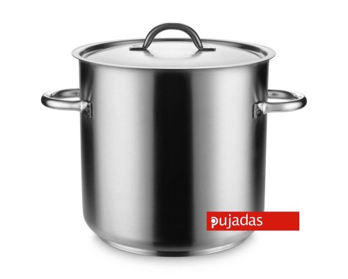 Кастрюля котел 16,5 л, 28*28 см с крышкой нерж. 18/10 ИНДУКЦИЯ Pujadas Испания