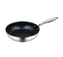 Сковорода 31,3/24,2 см, h 6 см New Kitchen Standard нерж. с антиприг. покр. ИНДУКЦИЯ P.L.