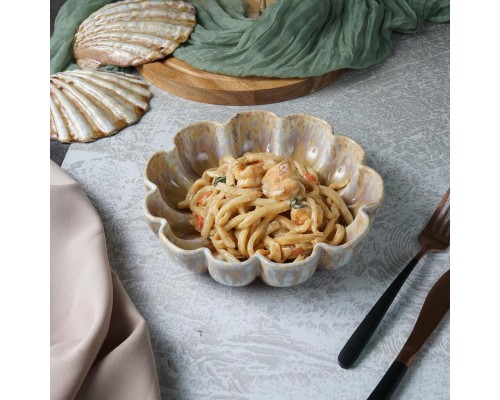 Салатник 650 мл d 20,5 см h5 см Pearl Shell Frutti di Mare P.L. [4]