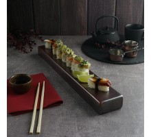 Блюдо прямоугольное 43*7 см h3,5 см Antic Copper Panasia P.L. [2]