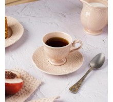 Кофейная пара 110 мл d 6,8 см h6,3 см Aristocrat Peach Tea Noble [6]