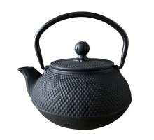 Чайник 600 мл с ситом Black iron d 14 см h8 см черный чугун P.L. Proff Cuisine [1]