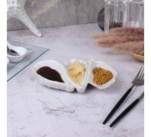 Блюдо для подачи 20*14 см h3 см Gray Shell Frutti di Mare P.L. [1]