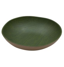 Салатник 3000 мл 31,5*8,5 см круглый Green Banana Leaf пластик меламин P.L. Proff Cuisine