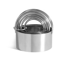 Набор форм-резаков "Кольцо" 5 шт 40/50/60/70/80 мм h4 см нерж. P.L. Proff Cuisine