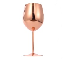 Рюмка коктейльная 530 мл "Wine" d 9,5/7,5 см h21 см нерж. медный цвет P.L.- Barbossa