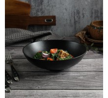 Салатник 700 мл d 20,6 см h6 см Black Sand Fine Plus Noble [6]