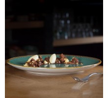 Тарелка RAK Porcelain Twirl Lagoon плоская 24 см