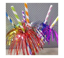 Трубочки 0,6*24 см прямые 100 шт "Фейерверк" бумага Garcia De Pou