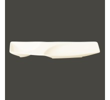 Тарелка RAK Porcelain Mazza прямоугольная, 2 секции, 42*11 см