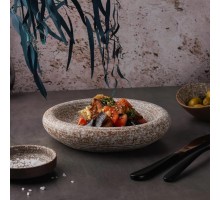 Блюдо круглое d 20,2 см h4,5 см Brown Untouched Taiga P.L. Proff Cuisine [1]