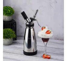 Сифон (кремер) для взбивания сливок 0,5 л (до +70°C) THERMO LUX двойные стенки нерж. P.L.