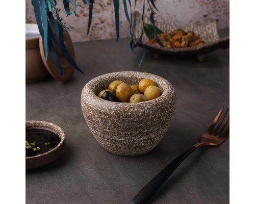 Салатник 130 мл d 11,6 см h7,5 см Brown Untouched Taiga P.L. Proff Cuisine [1]