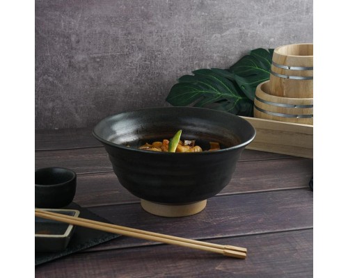 Салатник 940 мл миска для лапши d 19,5 см h10 см Dark Matt Panasia P.L. Proff Cuisine [1]