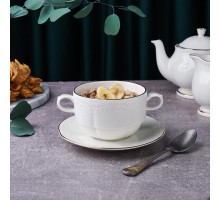 Бульонная пара 370 мл d 10,4 см h6,9 см Gold Aristocrat Noble [1]