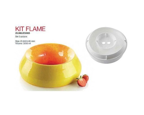 Форма кондитерская Silikomart KIT FLAME, силикон, 24*8,5 см, Италия